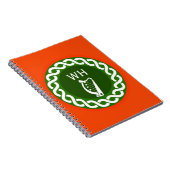 Geschenk für irische Golfer Notizblock (Rechte Seite)
