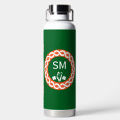 Geschenk für irische Golfer Trinkflasche (Rückseite)