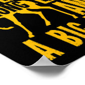 Geschenk für Jäger auf der Jagd Poster (Ecke)