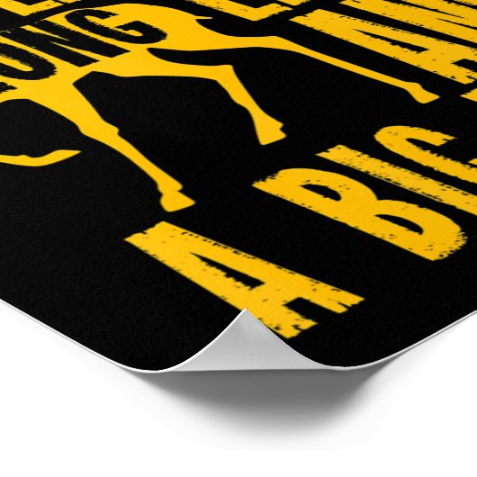 Geschenk für Jäger auf der Jagd Poster (Ecke)