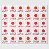 Geschenk für japanische Flaggen Geschenkpapier (Flach)