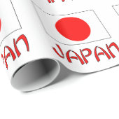 Geschenk für japanische Flaggen Geschenkpapier (Rolleneckpunkt)