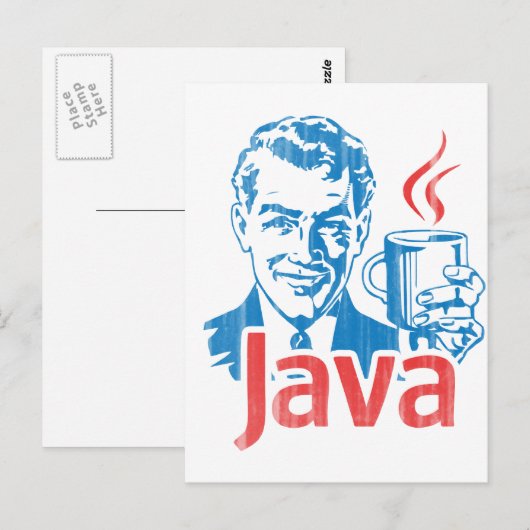 Geschenk für Java-Programmierer Postkarte (Vorne/Hinten)