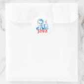 Geschenk für Java-Programmierer Runder Aufkleber (Tasche)