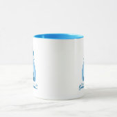 Geschenk für Jemand, der über Yoga meditiert oder Tasse (Zentrum)