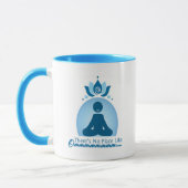 Geschenk für Jemand, der über Yoga meditiert oder  Tasse (Links)