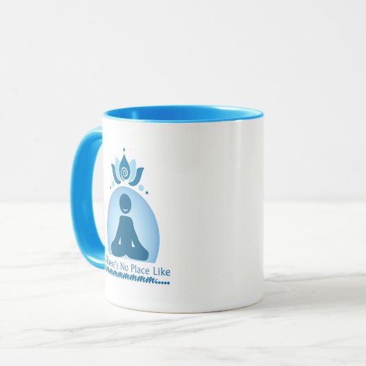 Geschenk für Jemand, der über Yoga meditiert oder Tasse (Vorderseite Links)