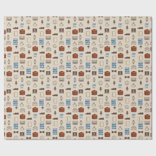 Geschenk für JW-Brüder und JW-Älteste aller Zeiten Geschenkpapier (Flach)