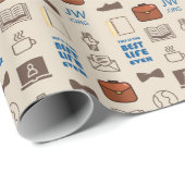 Geschenk für JW-Brüder und JW-Älteste aller Zeiten Geschenkpapier (Rolleneckpunkt)