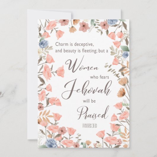 Geschenk für JW Elders Ehefrau Karte (Vorderseite)