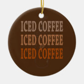 Geschenk für Kaffee Überteuerten Kaffee Keramik Ornament (Vorne)