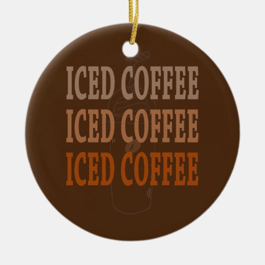 Geschenk für Kaffee Überteuerten Kaffee Keramik Ornament (Vorne)