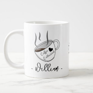 Geschenk für Kaffeeliebhaber Benutzerdefinierter Jumbo-Tasse