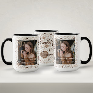 Geschenk für Kaffeeliebhaber Foto Name Weihnachten Tasse