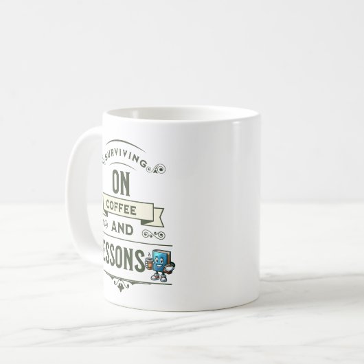 Geschenk für Kaffeeliebte Lehrer Kaffeetasse (Vorderseite Links)
