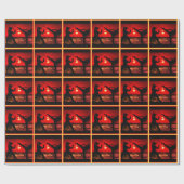 Geschenk für Kampfkunst Geschenkpapier (Flach)