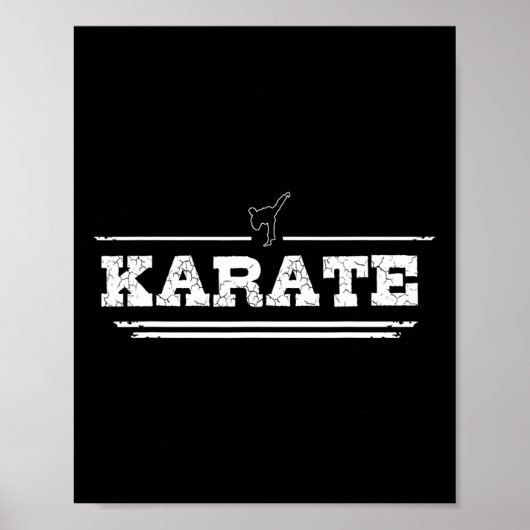 Geschenk für Karateka Poster (Vorne)