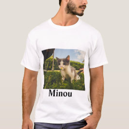 Geschenk für Katzen, Foto für die eigene Katze, Pe T-Shirt