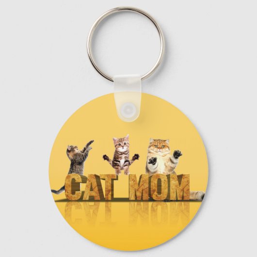 Geschenk für Katzen | Katzenmuttergeschenke | Katz Schlüsselanhänger (Vorderseite)