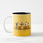Geschenk für Katzen | Katzenmuttergeschenke | Katz Zweifarbige Tasse (Links)