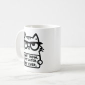 Geschenk für Katzenliebhaber Kaffeetasse (Vorderseite Links)