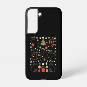 Geschenk für Katzenliebhaber zu Weihnachten für Ka Samsung Galaxy Hülle