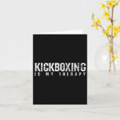 Geschenk für Kickboxen Karte (Gelbe Blume)