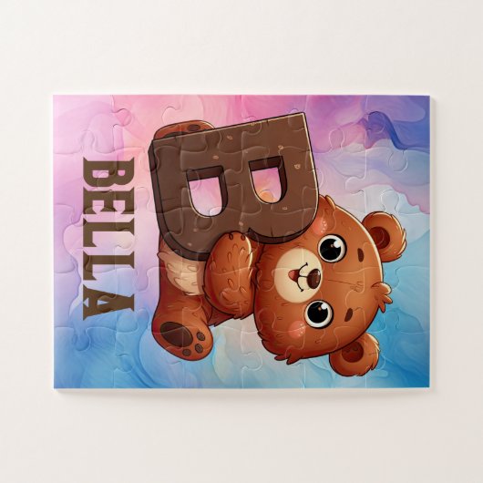 Geschenk für Kinder mit individuelle Name-Puzzle Puzzle (Horizontal)