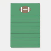 Geschenk für klassische Fußballsportarten Post-it Klebezettel (Vorderseite)