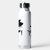 Geschenk für Klavierlehrer Flügel Trinkflasche (Links)