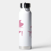 Geschenk für Klavierlehrer Flügel Trinkflasche (Links)