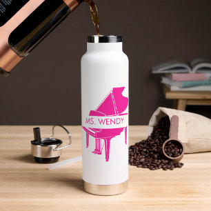 Geschenk für Klavierlehrer Flügel Trinkflasche