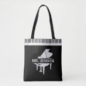 Geschenk für Klavierlehrer Klavier Tasche (Vorderseite)