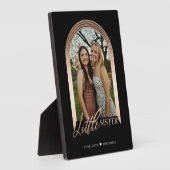 Geschenk für kleine Schwester Elegante Arch Foto K Fotoplatte (Seite)