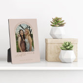 Geschenk für kleine Schwester Elegante Arch Foto K Fotoplatte