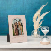 Geschenk für kleine Schwester Elegante Arch Foto K Fotoplatte (Seite)