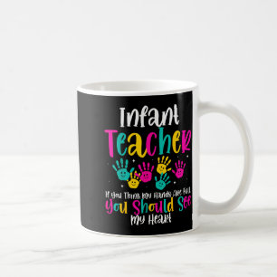 Geschenk für Kleinkind Lehrerin Hände voll Herz Zi Kaffeetasse