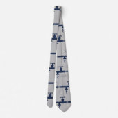 Geschenk für Klempner-Vater Krawatte (Rückseite)