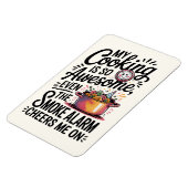 Geschenk für Koch und Zuhause-Köche Magnet (Linke Seite)