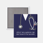 Geschenk für Krankenpflege Magnet (Vorderseite/Rückseite)