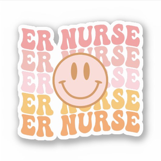 Geschenk für Krankenpfleger Aufkleber (Vorderseite)