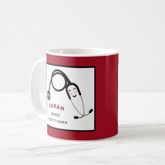 Geschenk für Krankenpfleger Kaffeetasse (Vorderseite Links)