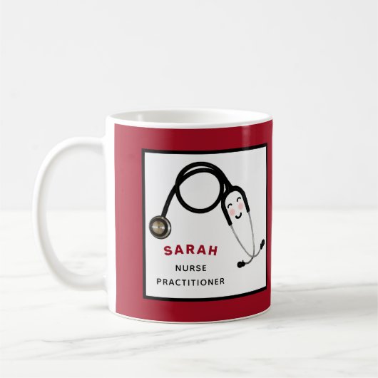 Geschenk für Krankenpfleger Kaffeetasse (Links)