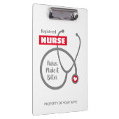 Geschenk für Krankenpfleger Klemmbrett (Rechts)