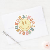 Geschenk für Krankenpfleger, künftige Krankenschwe Runder Aufkleber (Umschlag)