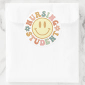 Geschenk für Krankenpfleger, künftige Krankenschwe Runder Aufkleber (Tasche)