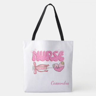 Geschenk für Krankenpflegeschüler Name zukünftige  Tasche