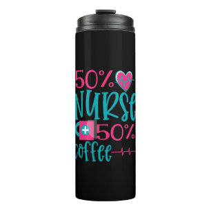 Geschenk für Krankenschwester   50 Nurse 50 Kaffee Thermosbecher
