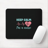 Geschenk für Krankenschwester | Behalten Ruhe Ich Mousepad (Mit Mouse)