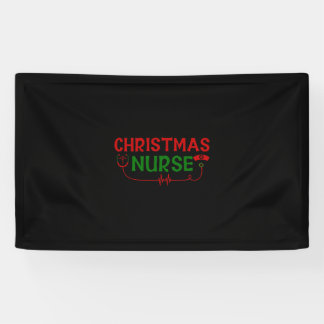 Geschenk für Krankenschwester | Christmas Nurse Banner